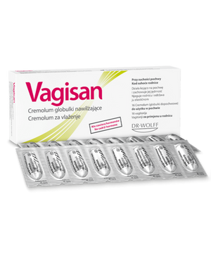 Vagisan Cremolum za vlaženje 16 vagitorija