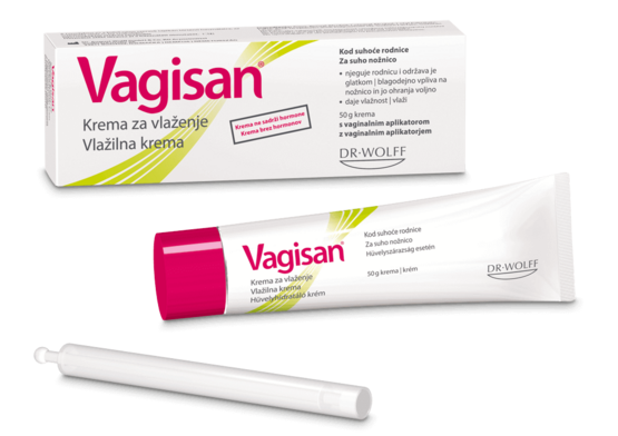 Vagisan krema za vlaženje 50 g ( s vaginalnim aplikatorom )
