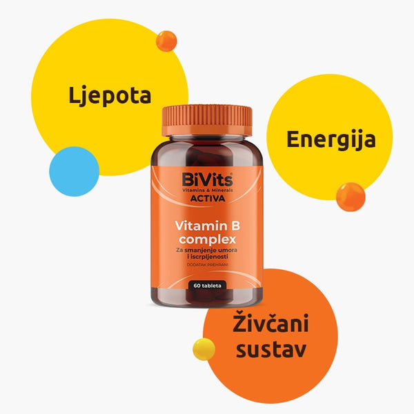 BiVits Vitamin B complex 60 tableta