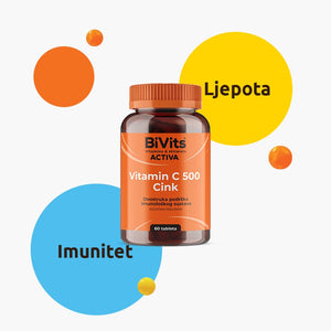 BiVits Vitamin C 500 i Cink 60 tableta