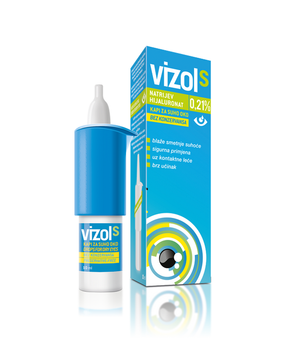 Vizol S 0,21% kapi za oči 10 ml