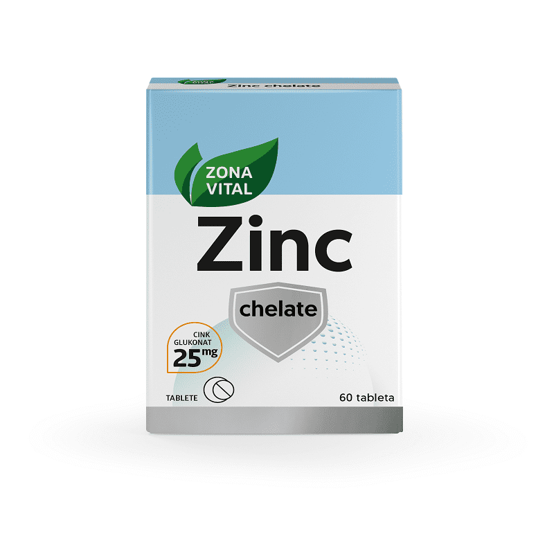 Zona Vital Zinc Chelate 60 tableta
